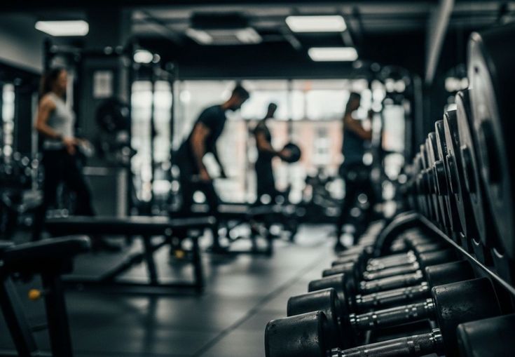 Gym Dumbbells Atmosphere